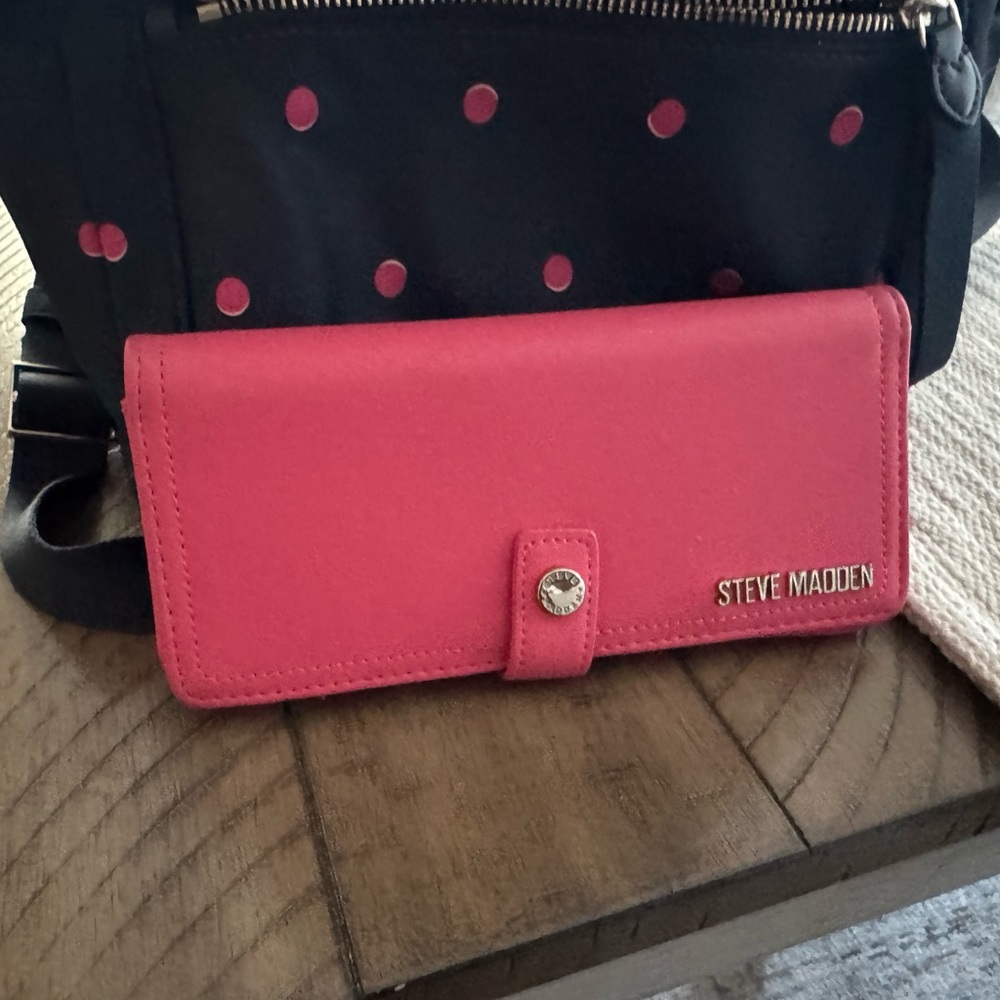Kate Spade Black and Pink Polka Dot Backpack - Picture 5 of 5